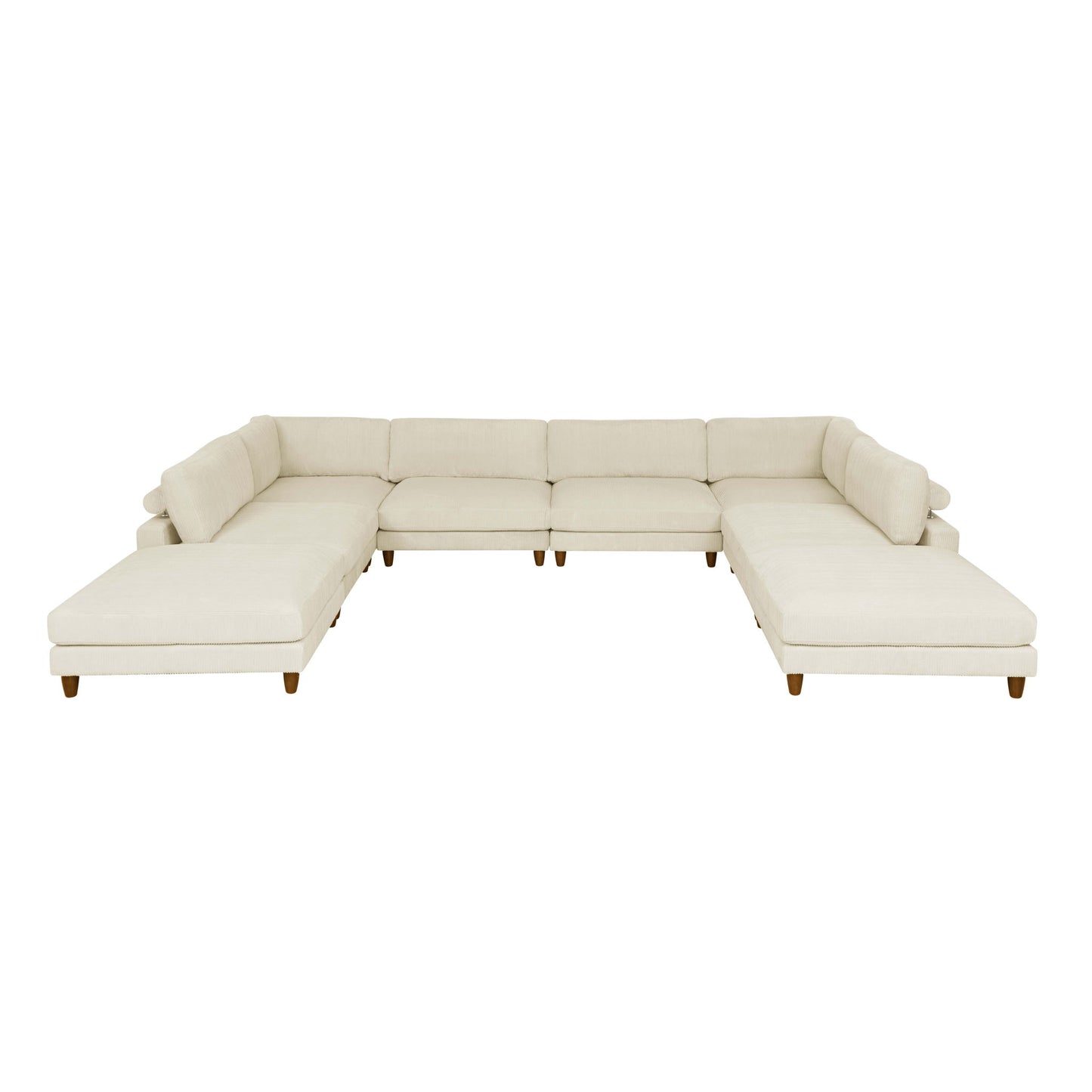 Modern Modular Sectional With Adjustable Back Support Home Essentials