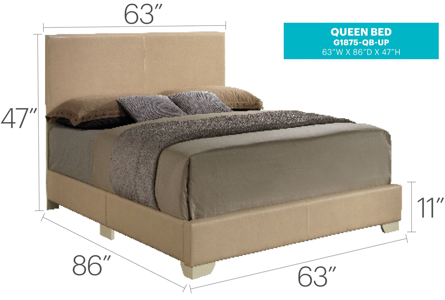 Elegant Platform Bed For Relaxed Spaces Glory Furniture