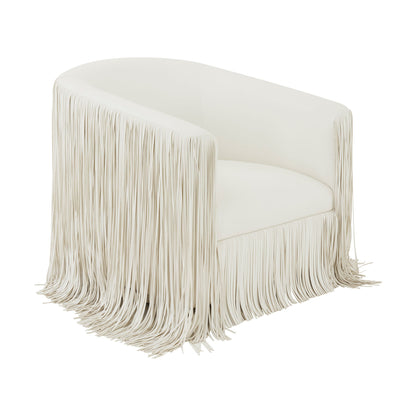 Isle - Swivel Chair With Fringe Accent Home Essentials