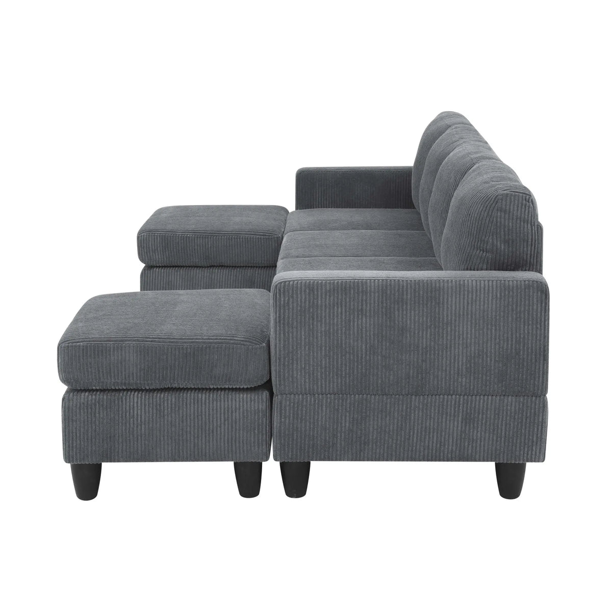 Modular Sectional With 2 Ottomans Home Essentials
