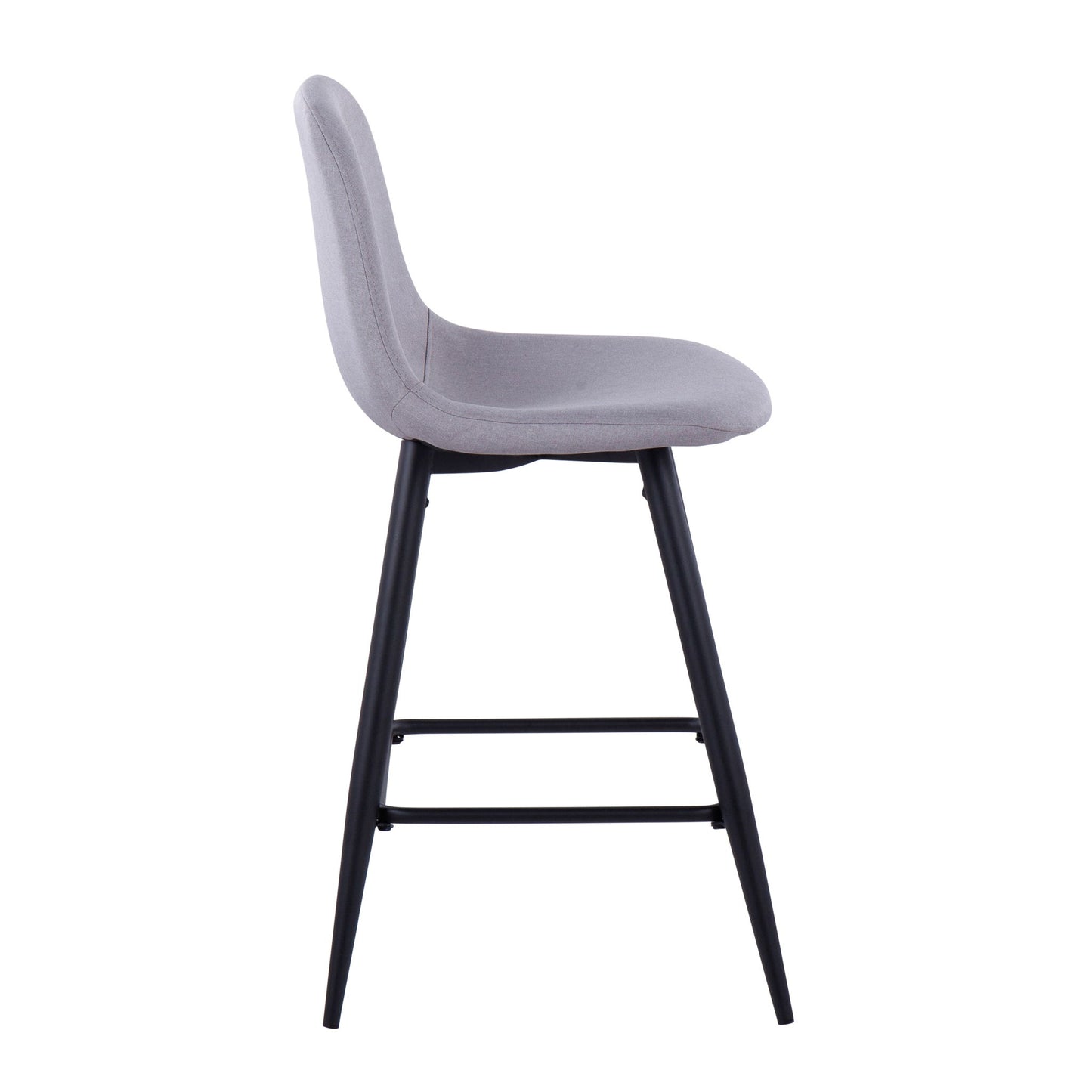 Pebble - Mid Century Casual Comfort Modern Counter Stool (Set of 2) Lumi Source