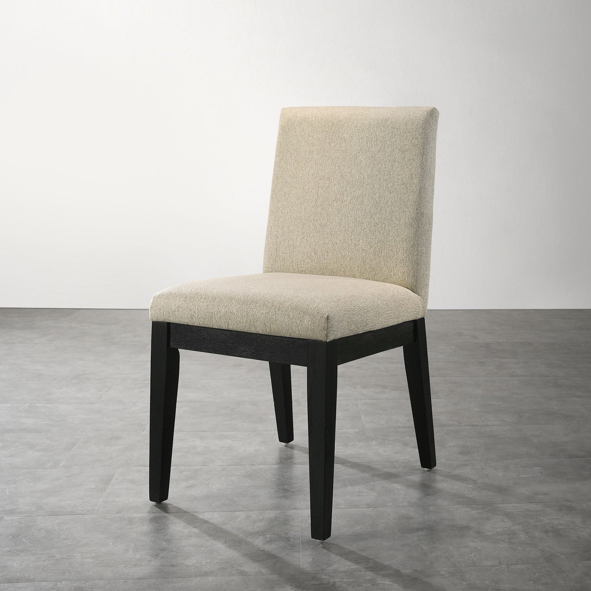 Roundhill Furniture - Rocco Contemporary Solid Wood Dining Chairs (Set of 2) - Beige Home Essentials