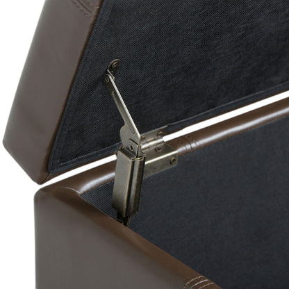 Dover - Upholstered Storage Ottoman Bench Simpli-Home