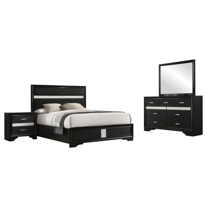 Miranda - Panel Bedroom Set - Black Coaster Fine Furniture