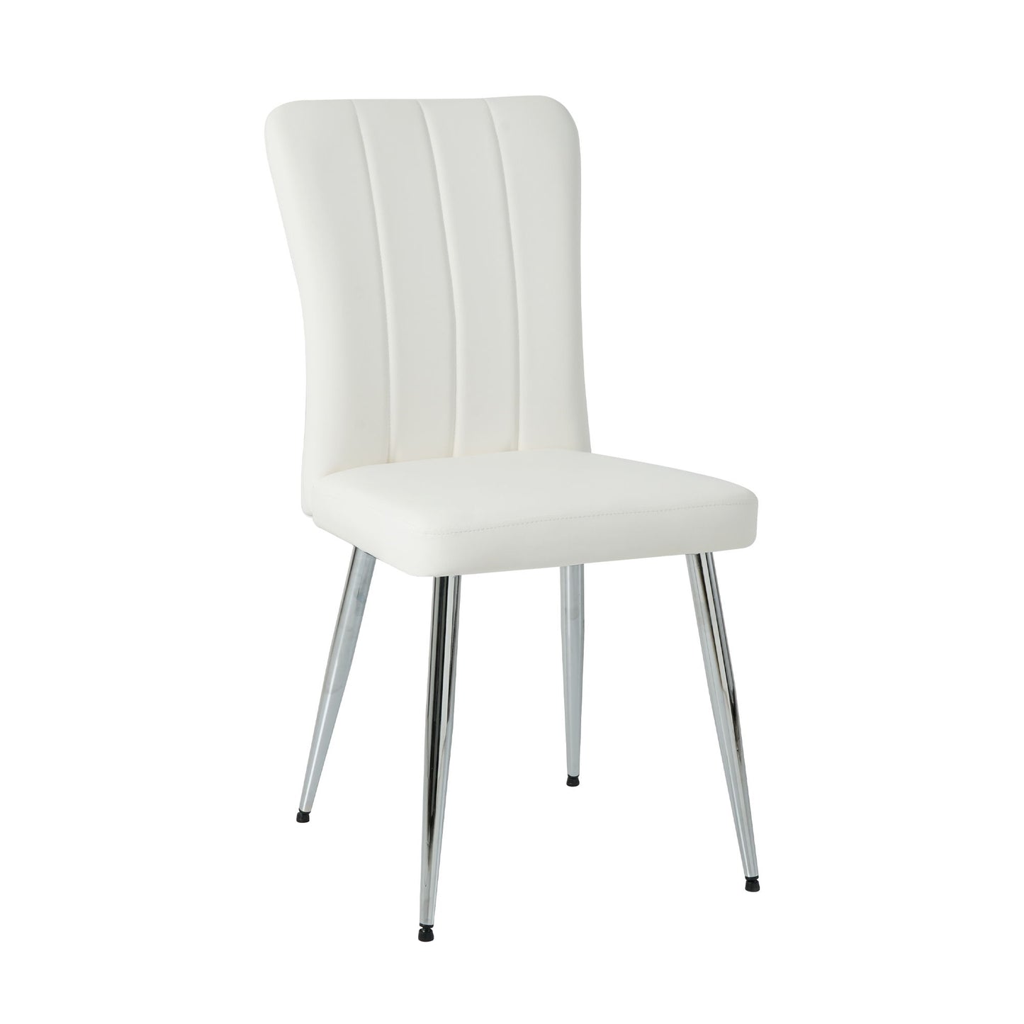 Modern Dining Chair With Electroplated Metal Legs (Set of 4) Home Essentials