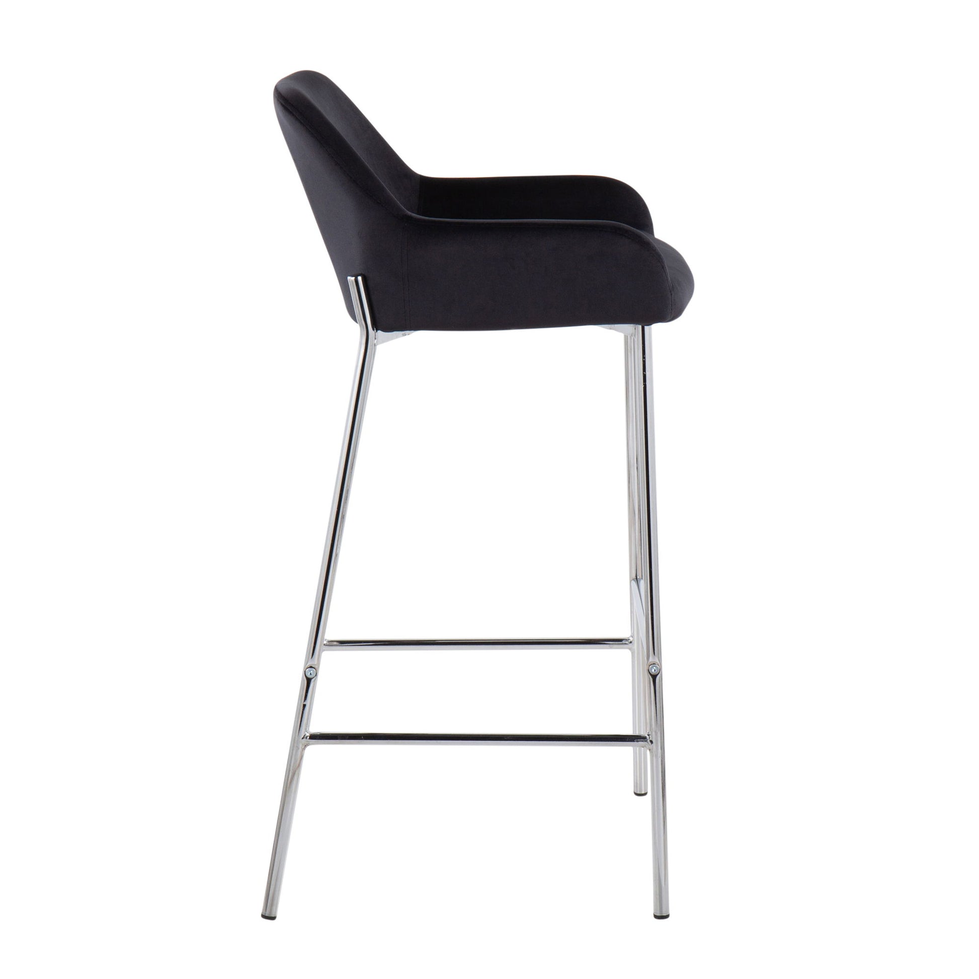 Daniella - Contemporary Fixed Height Bar Stool (Set of 2) Lumi Source