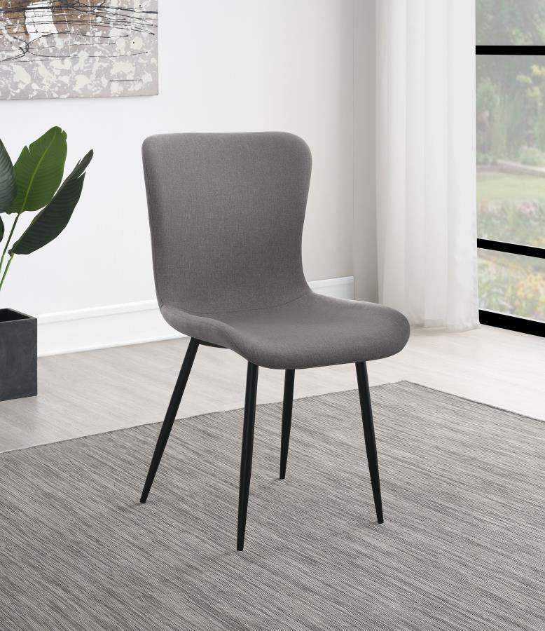 Horizon - Upholstered Dining Side Chair (Set of 2) - Taupe Coaster Fine Furniture