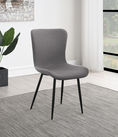 Horizon - Upholstered Dining Side Chair (Set of 2) - Taupe Coaster Fine Furniture