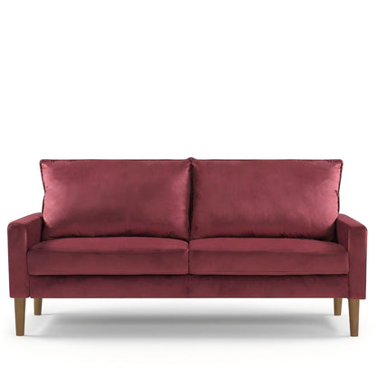Upholstered Loveseat Sofa, 2 Seater Couch For Living Room Apartment US Pride