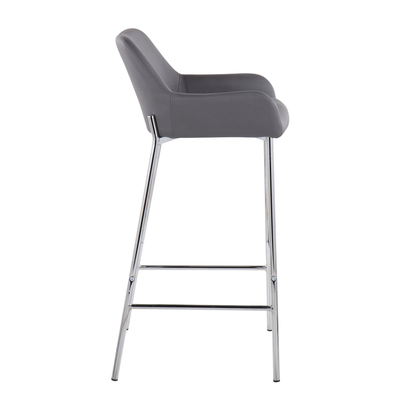 Daniella - Contemporary Fixed Height Barstool (Set of 2) Lumi Source