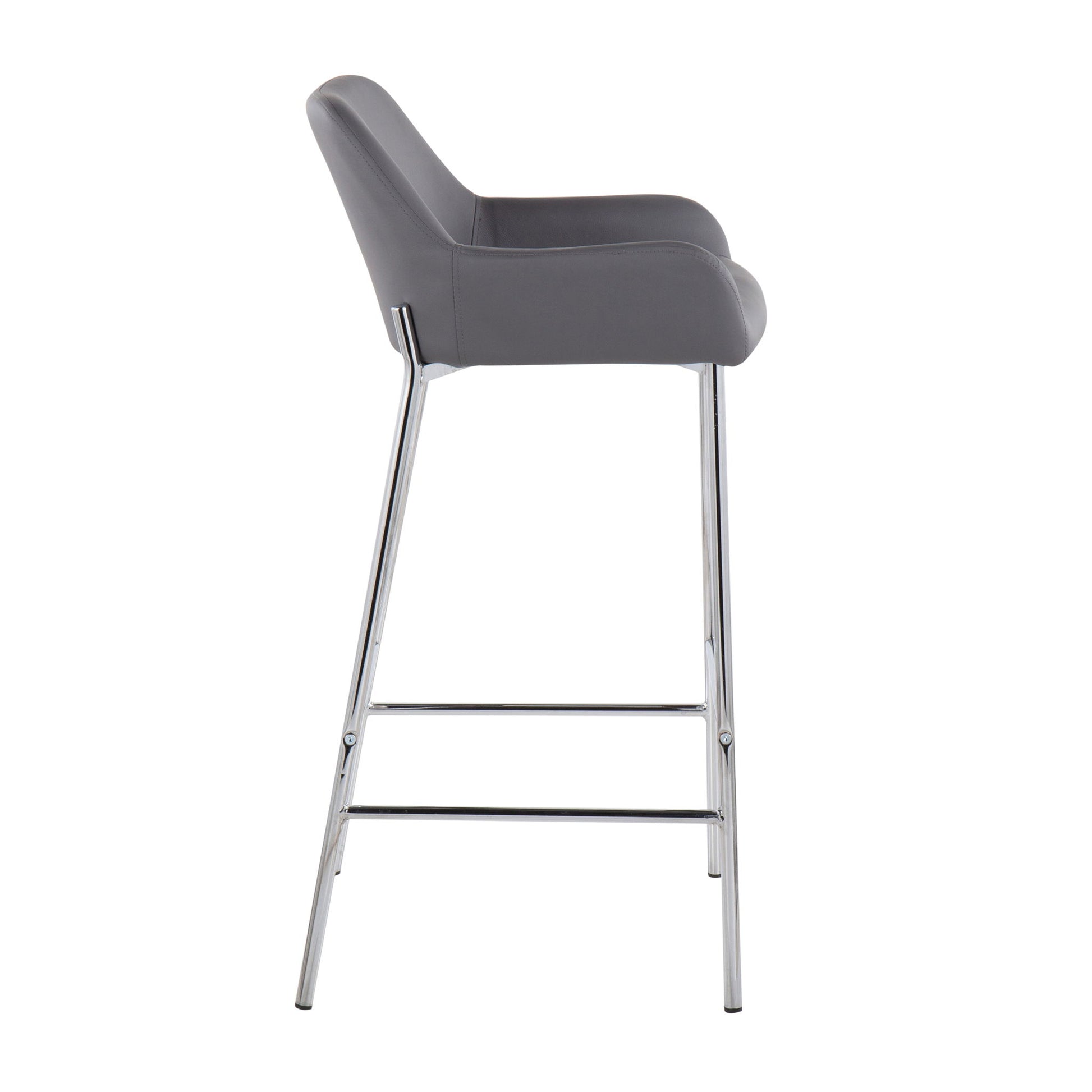 Daniella - Contemporary Fixed Height Barstool (Set of 2) Lumi Source