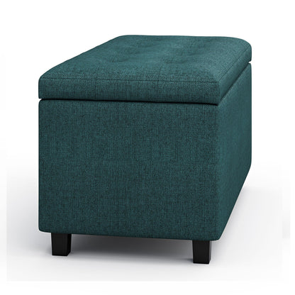 Cosmopolitan - Upholstered Storage Ottoman Simpli-Home