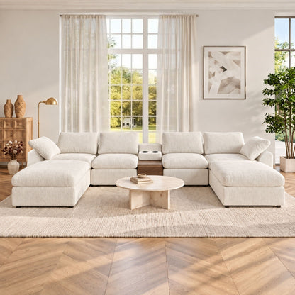 Modular Cloud Couch With Storage Console Home Essentials
