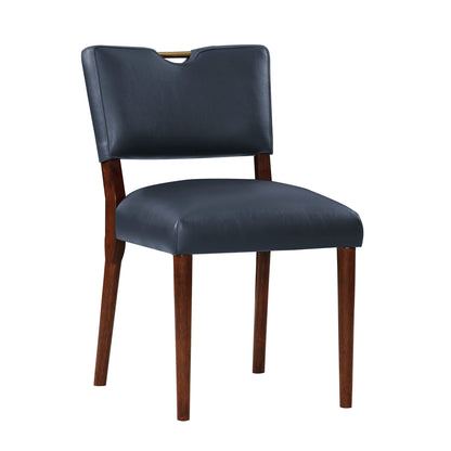 Bryson Retro Modern Dining Chair (Set of 2) - Dark Navy Home Essentials