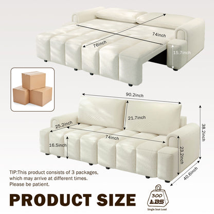 4 Seater Modern Couch With Seats Storage Home Essentials