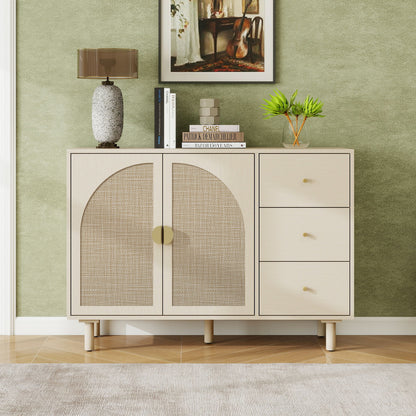 2 Door 3 Drawer Cabinet, Adjustable Storage System Home Essentials