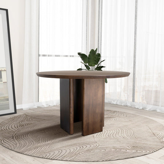 Alden - Round Dining Table - Walnut Ashcroft Furniture