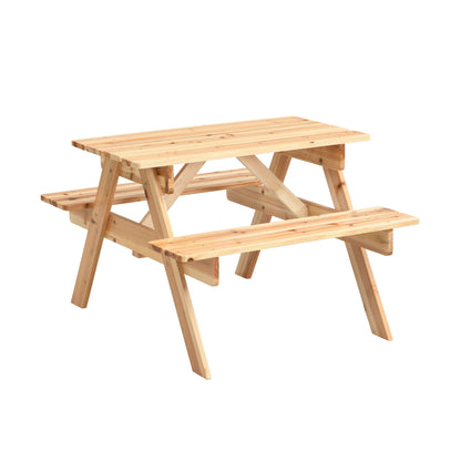 Durable Solid Wood Children's Dining Table And Chairs Set, Multi-Functional Home Essentials