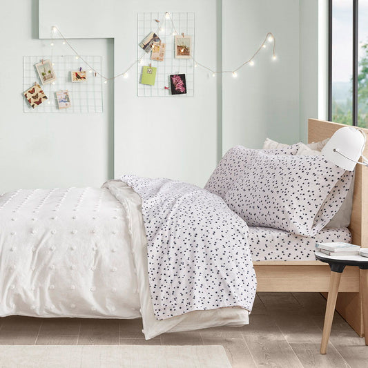 Cozy Soft Novelty Print Sheet Set - Blue Stars Intelligent Design