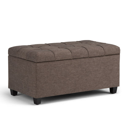 Sienna - Upholstered Storage Ottoman Bench Simpli-Home