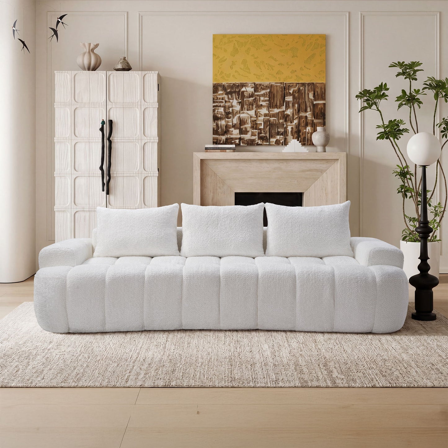 Extra Large Curved Front Compressed Sectional Sofa Home Essentials