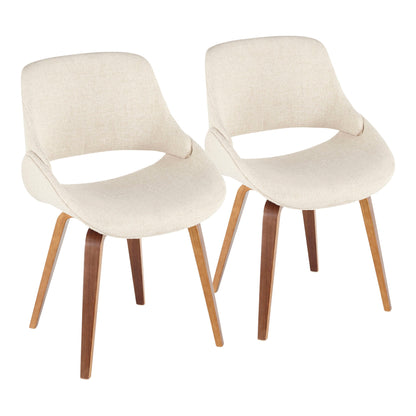 Fabrico - Mid Century Modern Style Dining Chair (Set of 2) Lumi Source