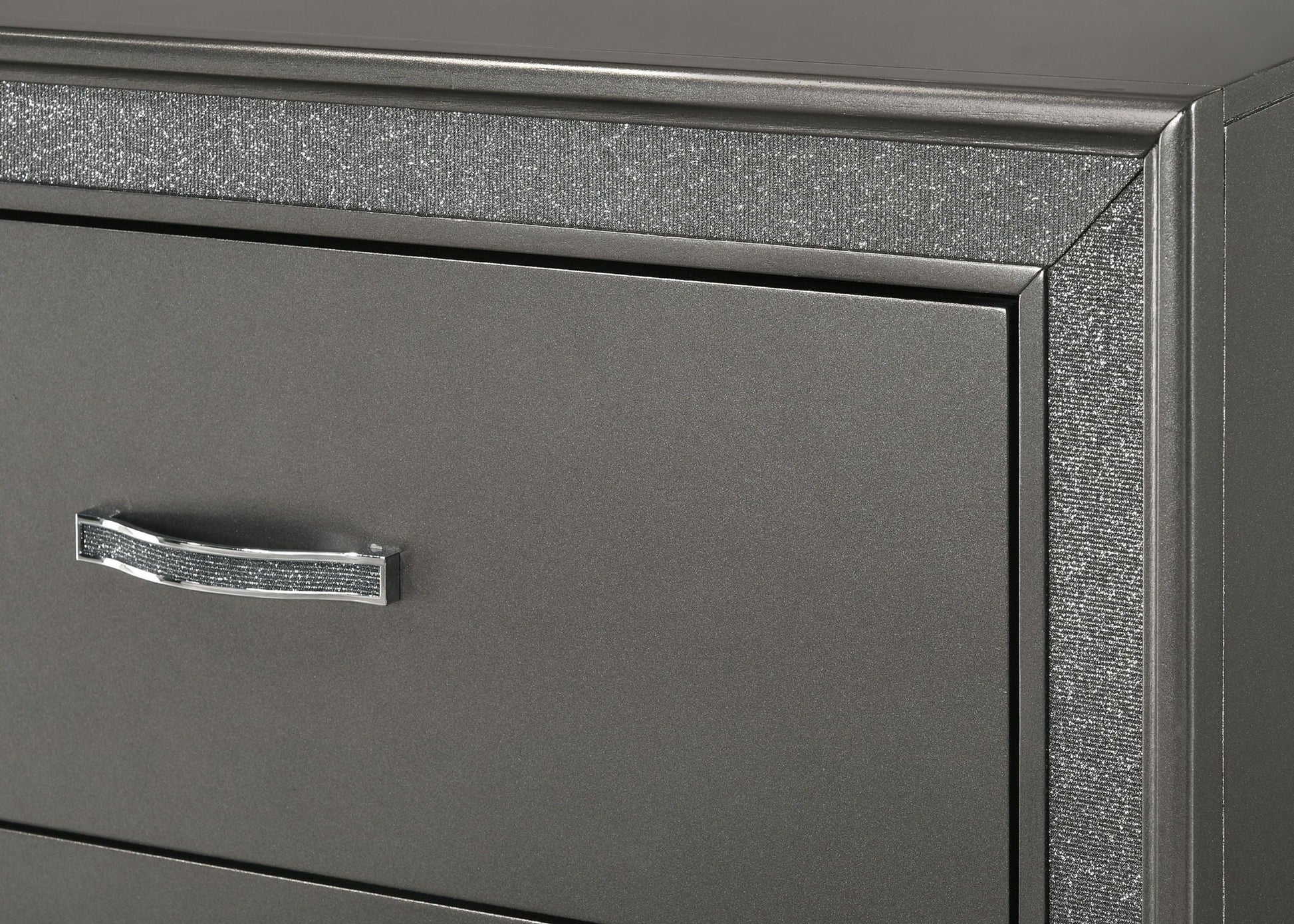 Kaia - Nightstand - Dark Gray Crown Mark