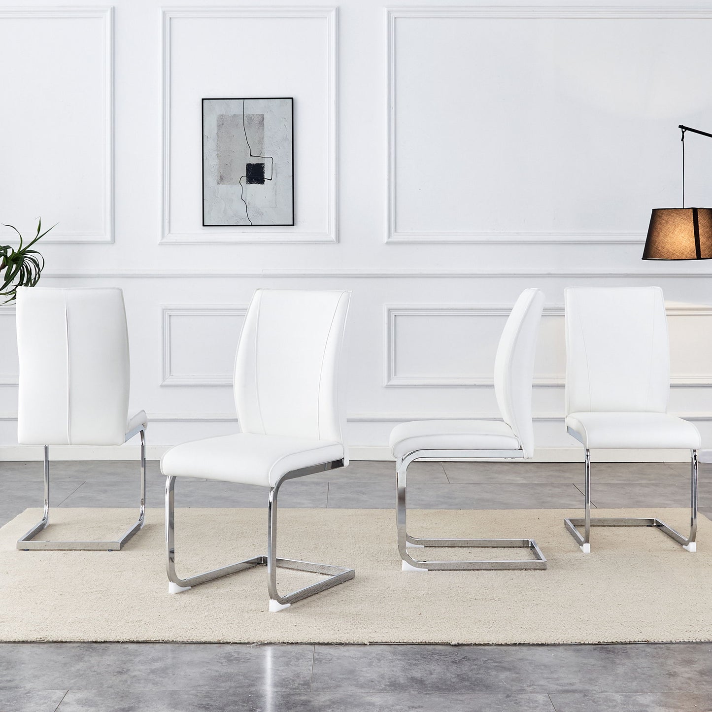 Luxury Simple Arch Chair, High Resilience With Metal Legs Home Essentials