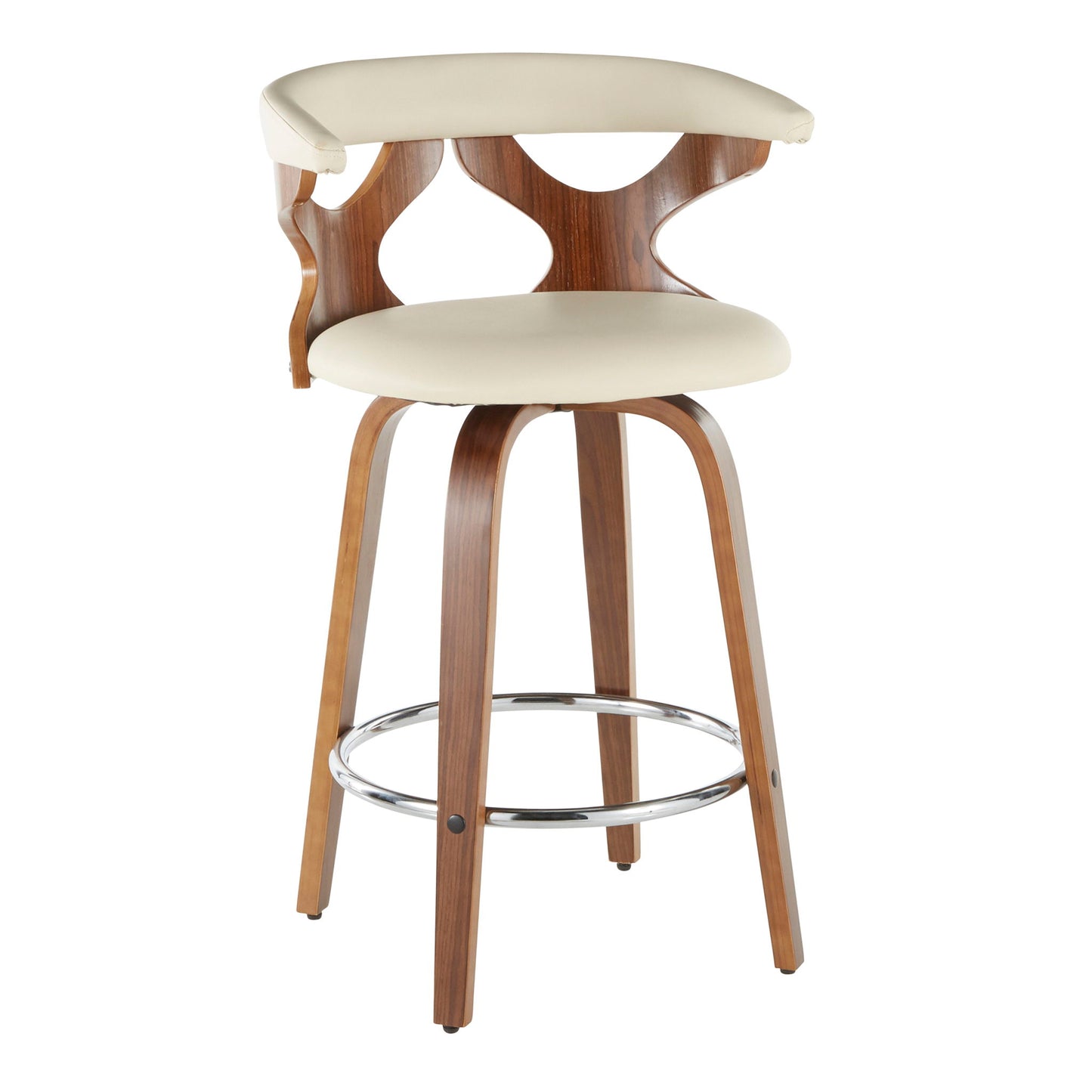 Gardenia - Mid Century Modern Counter Stool (Set of 2) Lumi Source