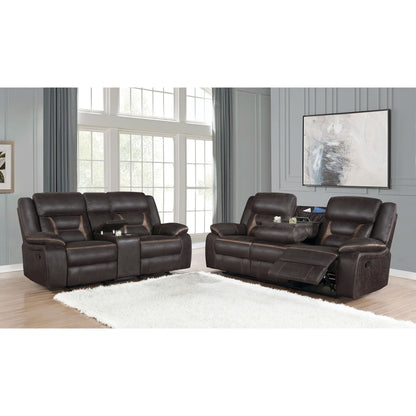 Brazelton - 2 Piece Pillow Top Arm Motion Living Room Set Furniture Max
