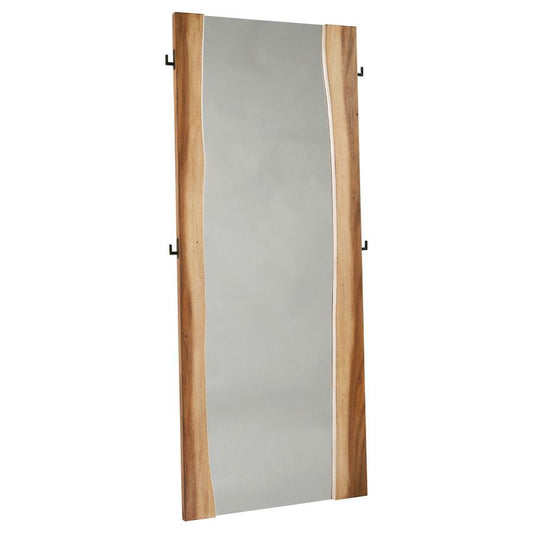 Winslow - Standing Floor Mirror - Smokey Walnut CoasterElevations