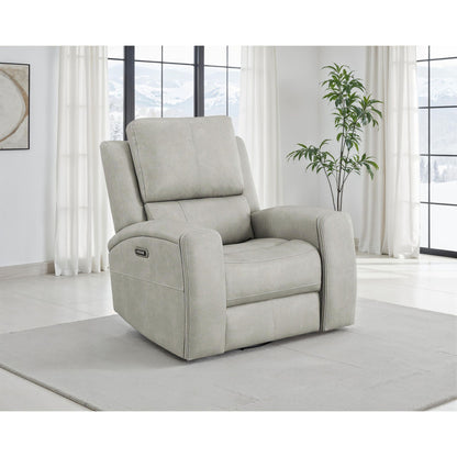 Boyce - Triple Power Swivel Recliner With Independent Adjustments Furniture Max