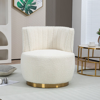 360 Degree Swivel Cuddle Barrel Accent Sofa Chair Home Essentials