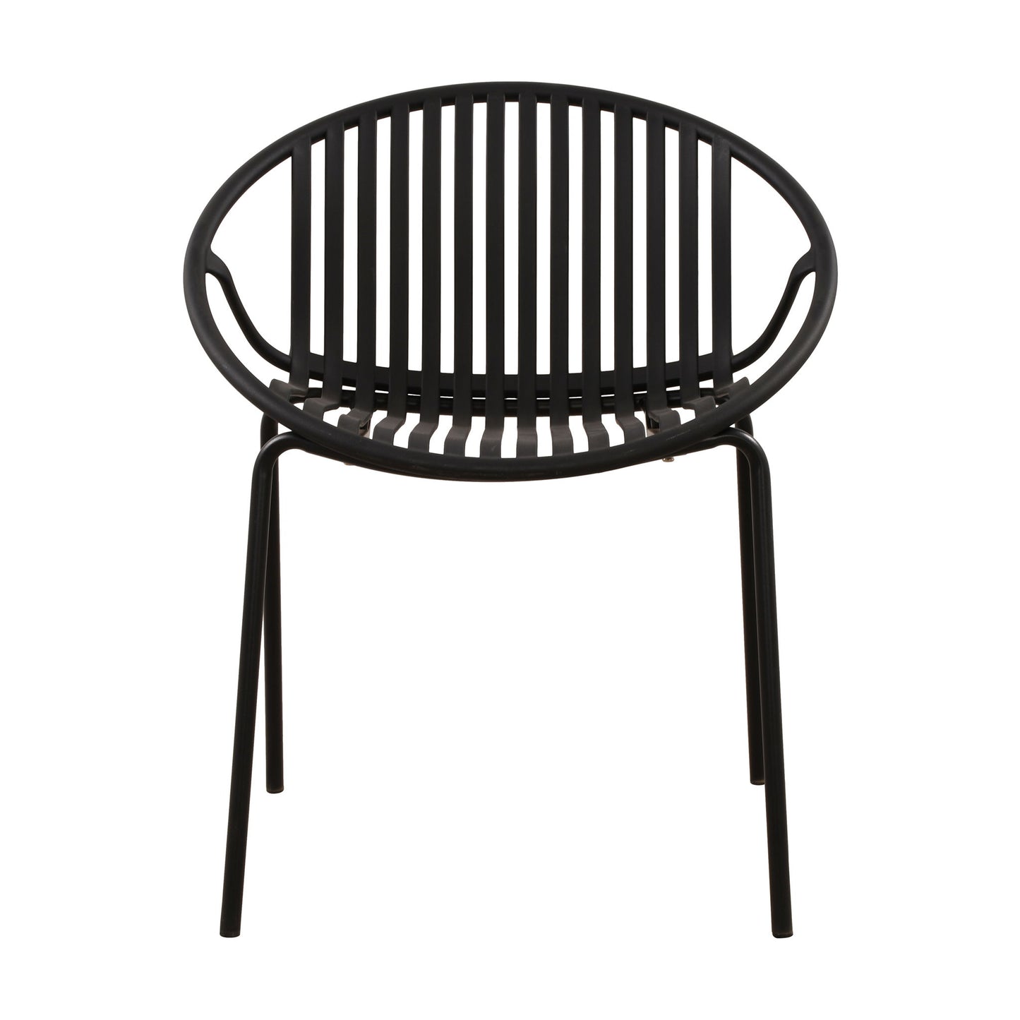 7 Piece Outdoor Modern Dining Set With Stackable Chairs Noble House