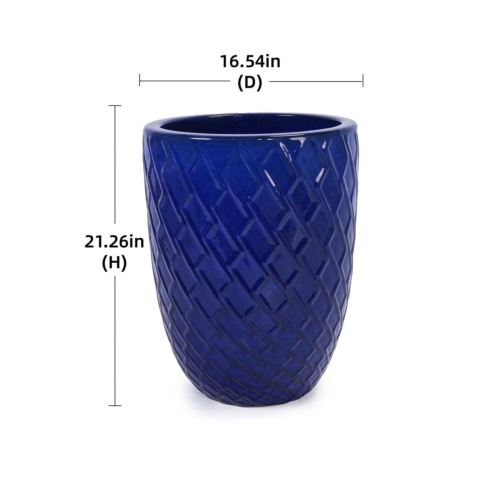 Ceramic Flowerpot, Planter For Patio, Garden, Windowsill Daily Nest
