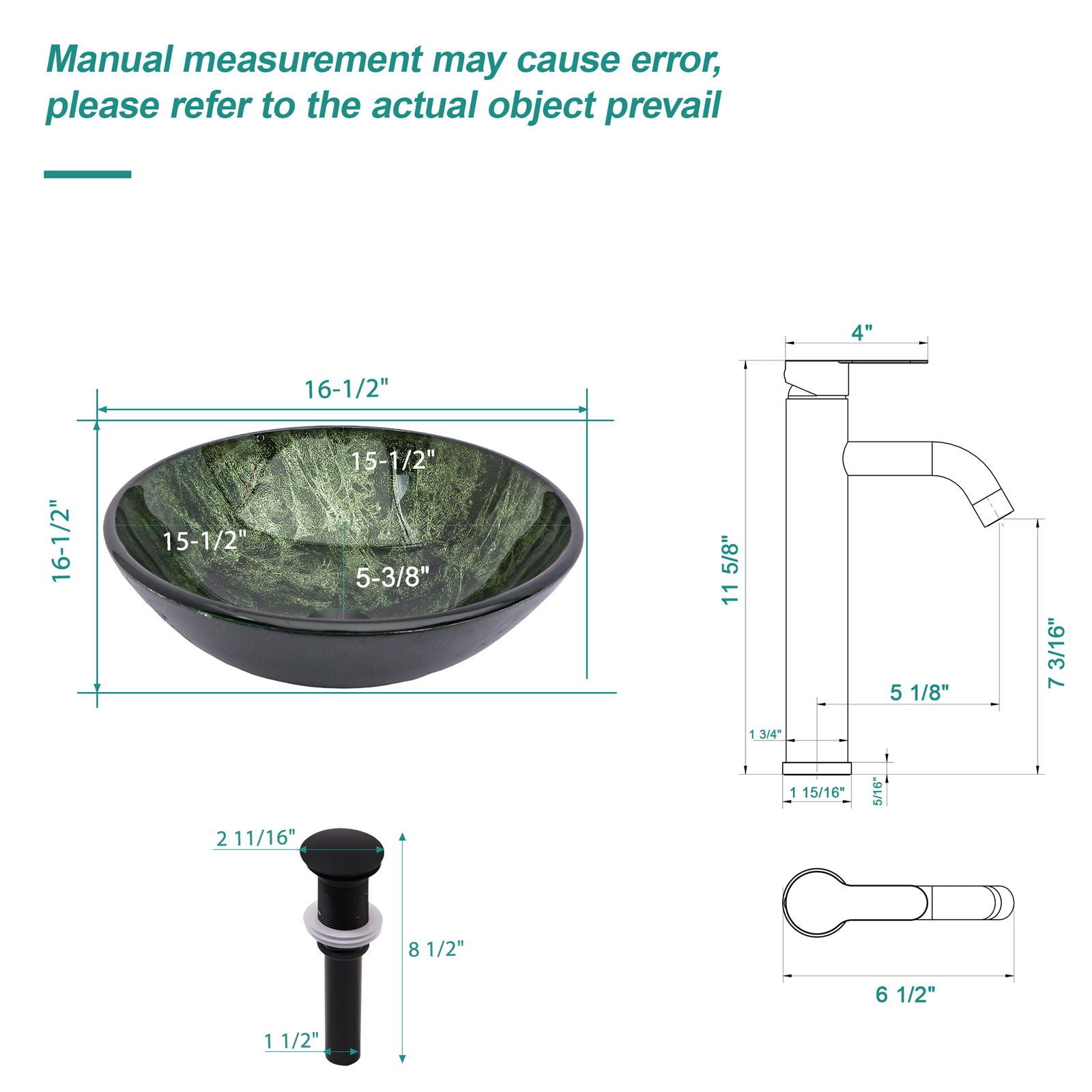 Vessel Sink With Faucet And Pop-Up Drain Daily Nest