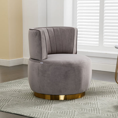 360 Degree Swivel Cuddle Barrel Accent Sofa Chair Home Essentials