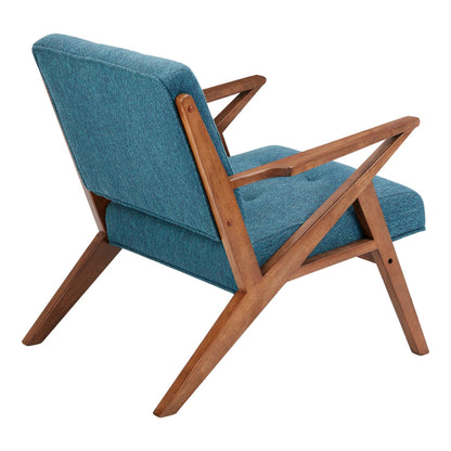 Lounge Chair With Tufted Upholstery And Solid Frame JLA