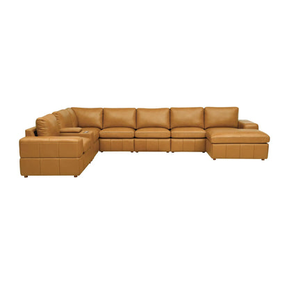 Modular Sectional With Large Square Arms, Custom Configuration Home Essentials