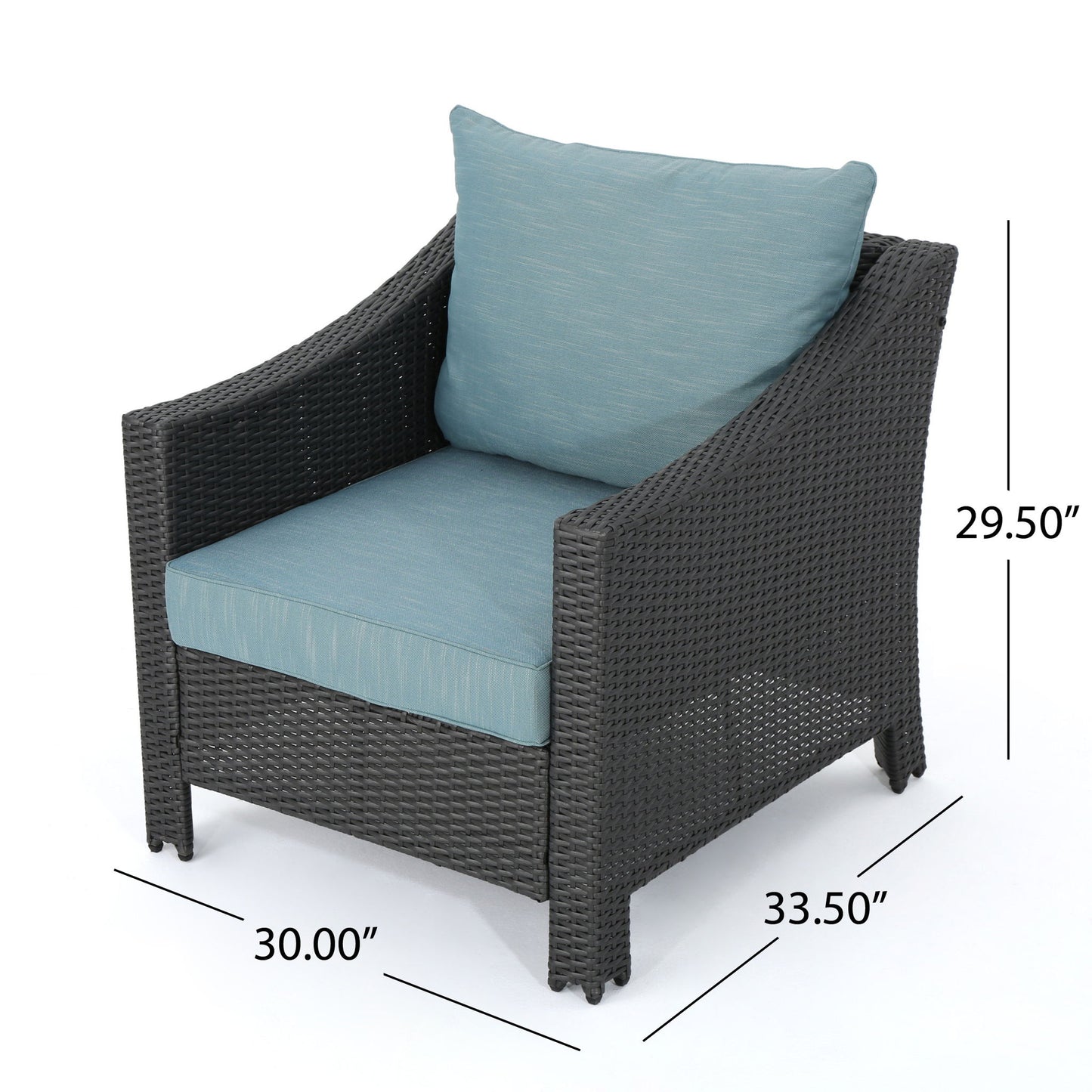 Antibes - Armchair With Water Resistant Cushions Noble House