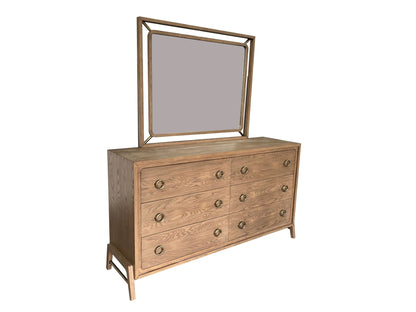 Mirror - Light Brown Bernards Furniture