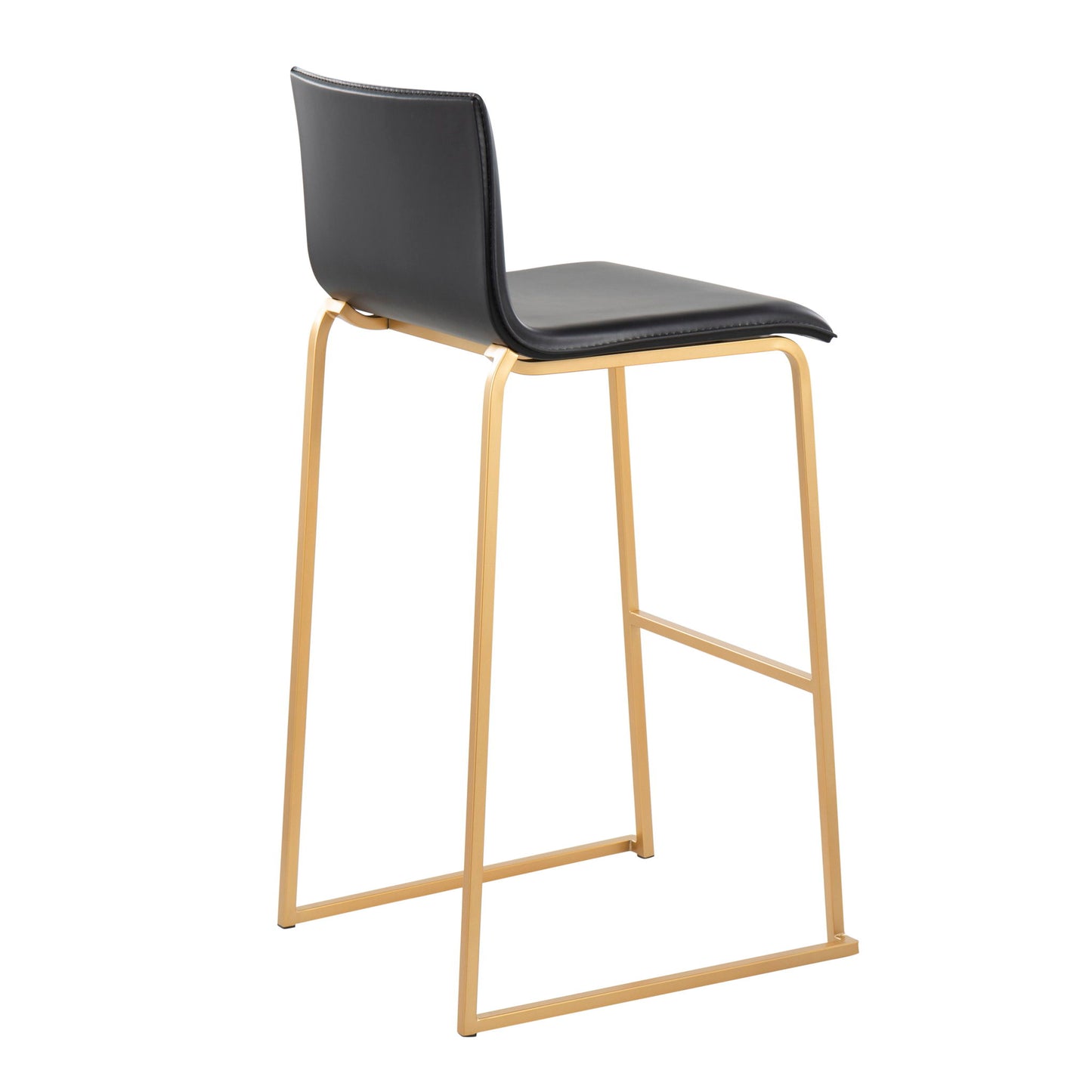 Mara - Contemporary Upholstered Barstool (Set of 2) Lumi Source