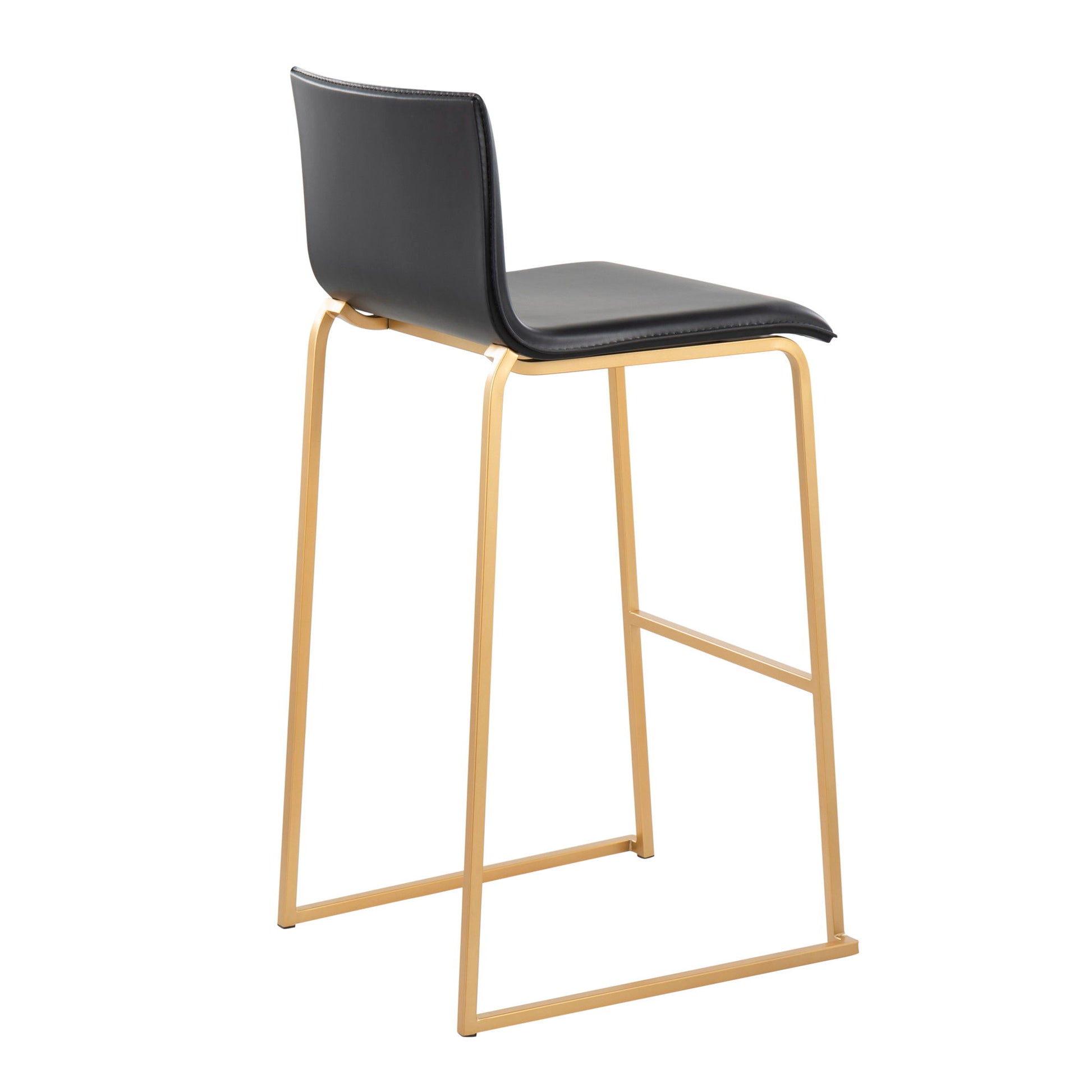 Mara - Contemporary Upholstered Barstool (Set of 2) Lumi Source