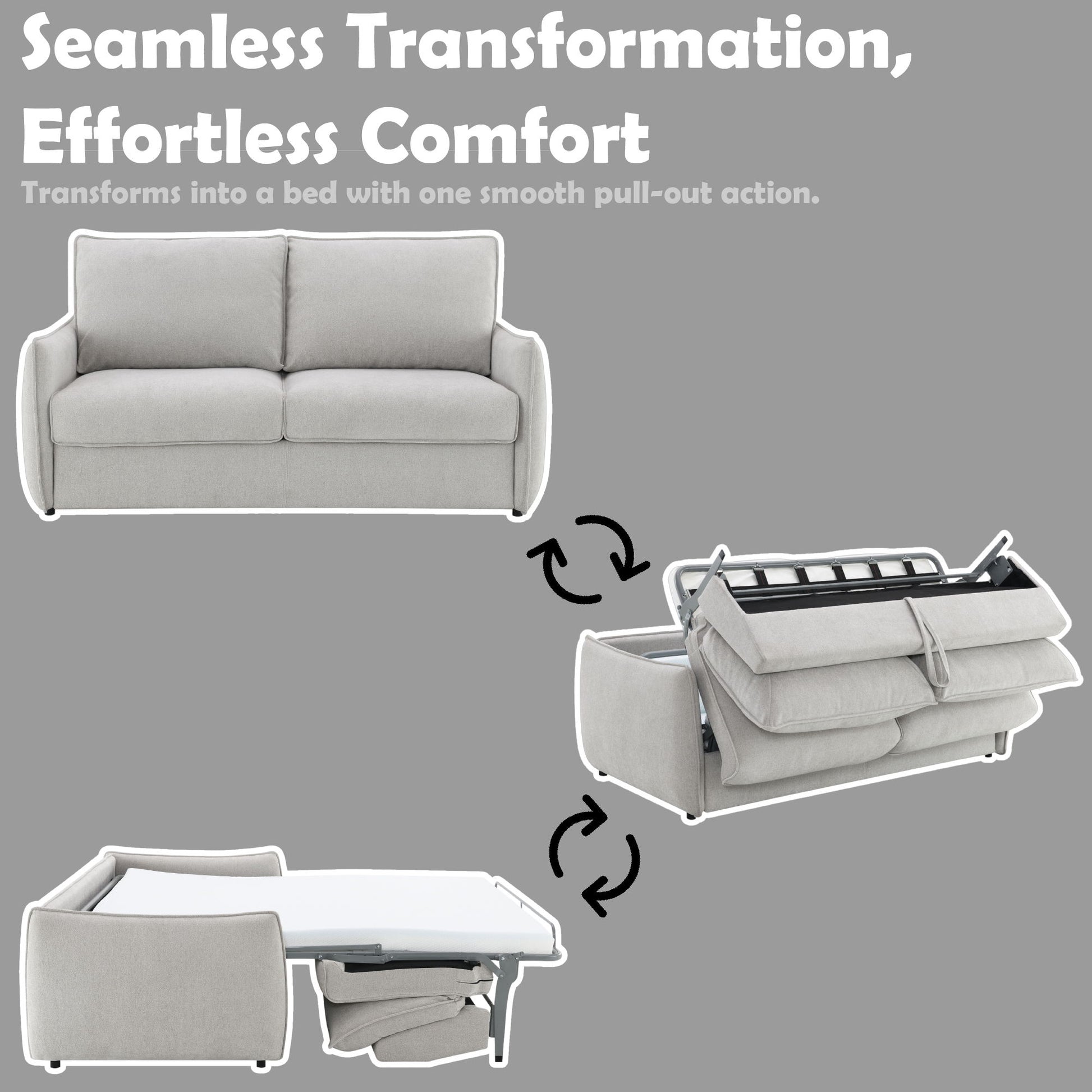 Jinn - Sofa With Sleeper - Beige Acme