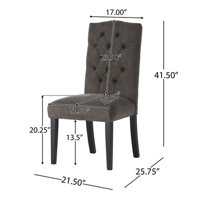 Harriet - Tufted Dining Chair With Button Tufting And Diamond Stitching Noble House
