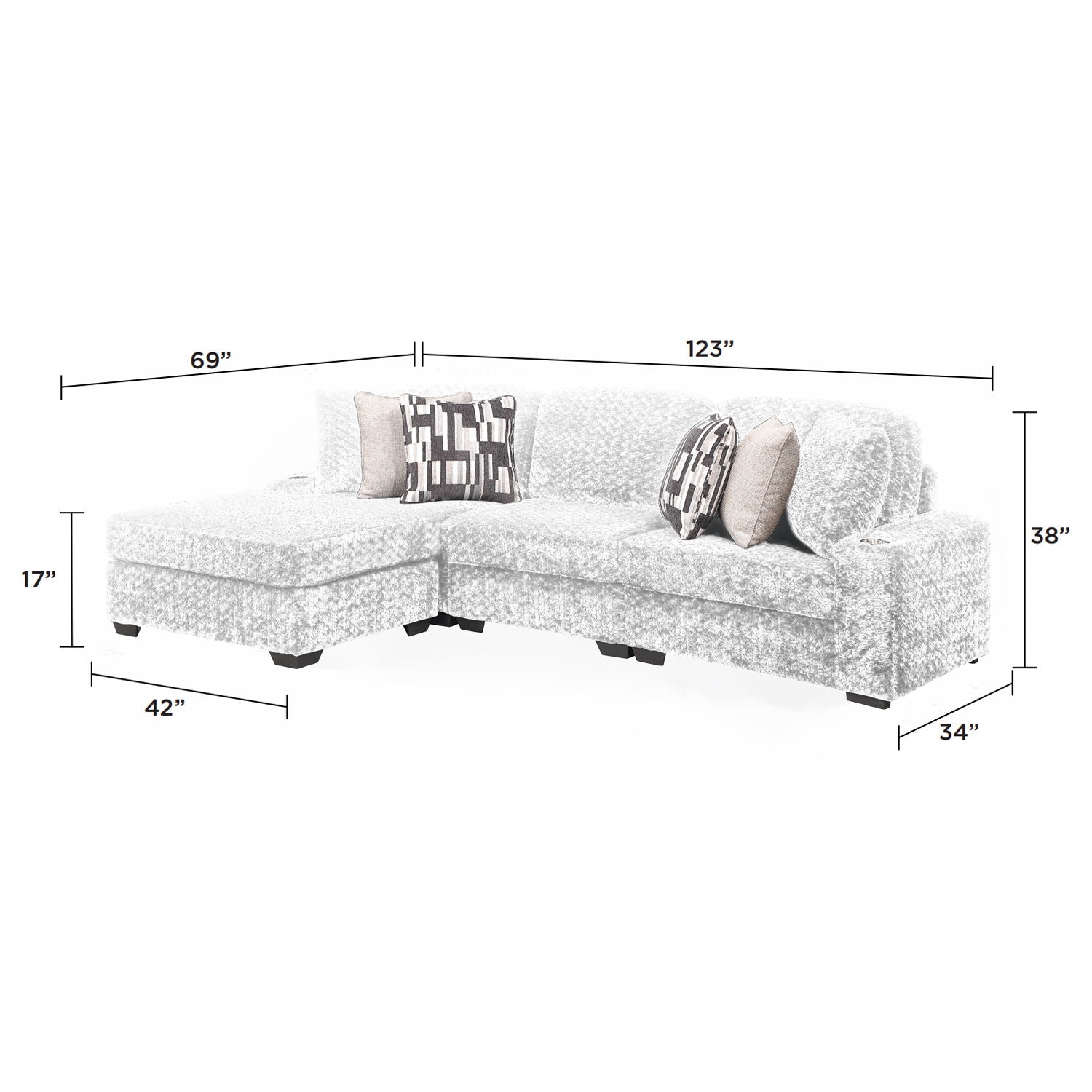Magnum - Modern Sectional Sofa Matrix Furniture Group