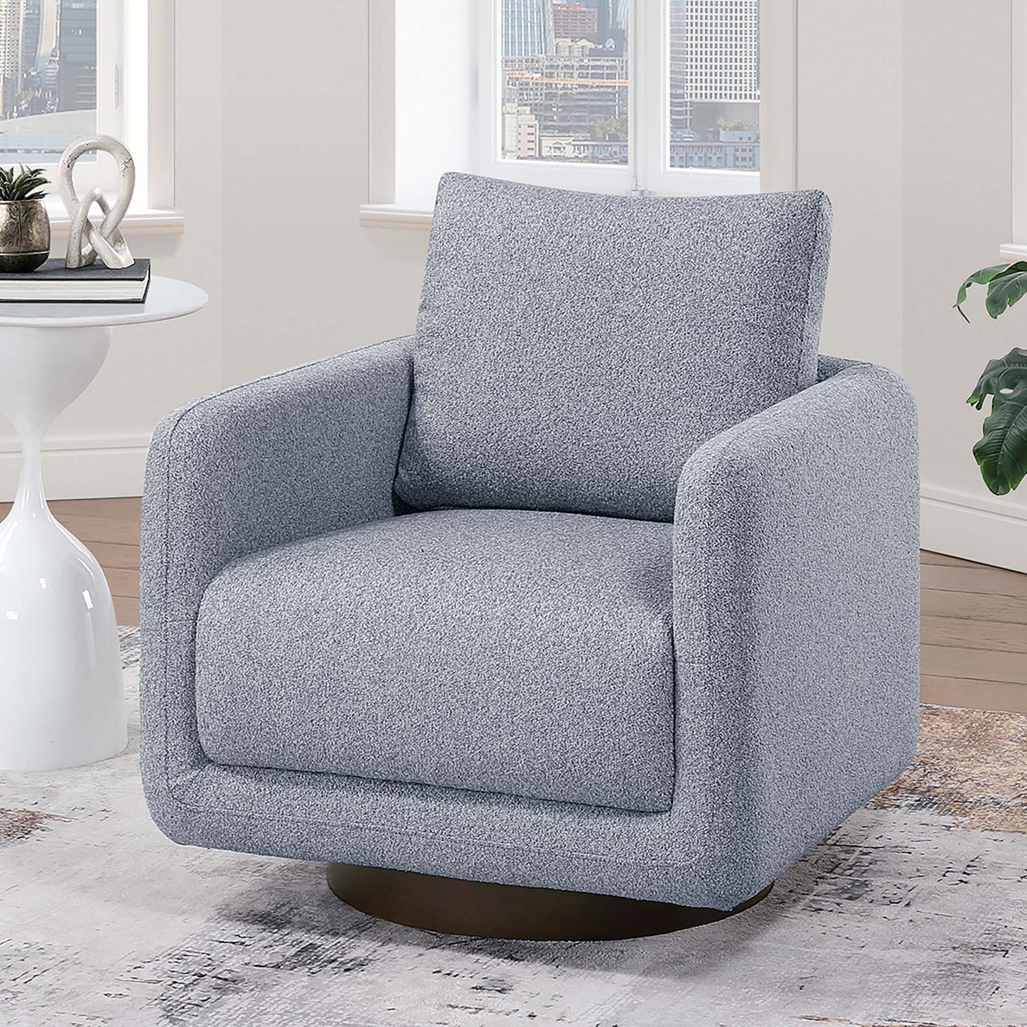 Swivel Accent Chair Upholstered Home Essentials