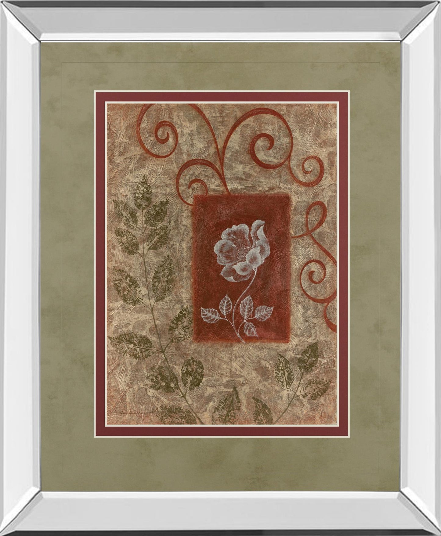 Verdant Blossom - 34" x 40" Framed Wall Art Classy Living