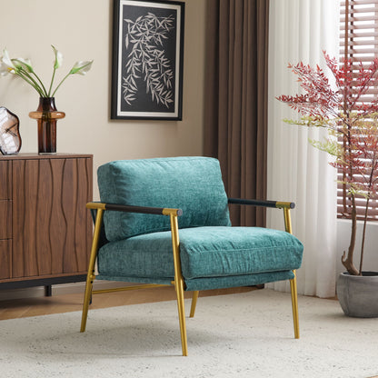 Modern Accent Chair With Cushions, Cozy Seating Noble House