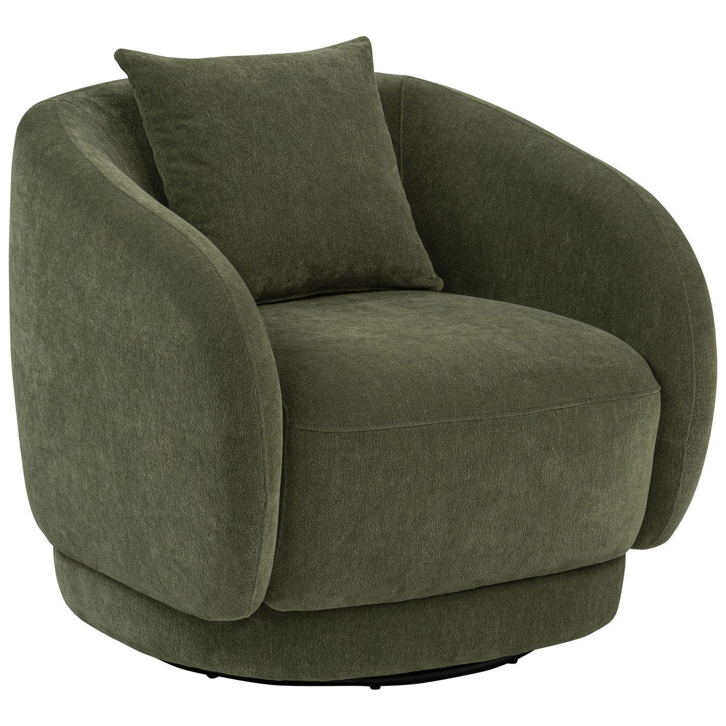 Harlan - Swivel Accent Chair - Green Furniture Max